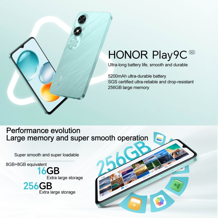 Honor Play9C 5G, 8GB+256GB, Side Fingerprint, 6.56 inch MagicOS 8.0 Dimensity 6100+ Octa Core, Network: 5G, OTG, Not Support Google Play, 8GB+256GB Honor Play9C 5G, 8GB+256GB, Side Fingerprint, 6.56 inch MagicOS 8.0 Dimensity 6100+ Octa Core, Network: 5G, OTG, Not Support Google Play, 8GB+256GB